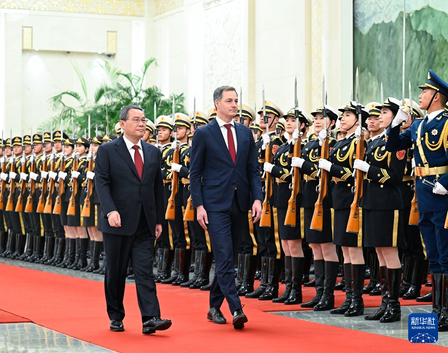 李强同比利时首相德克罗会谈