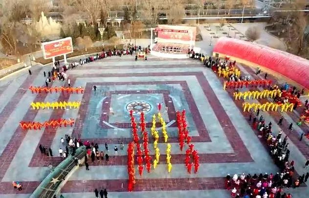 一团“庆龙年”迎新春社火活动精彩纷呈