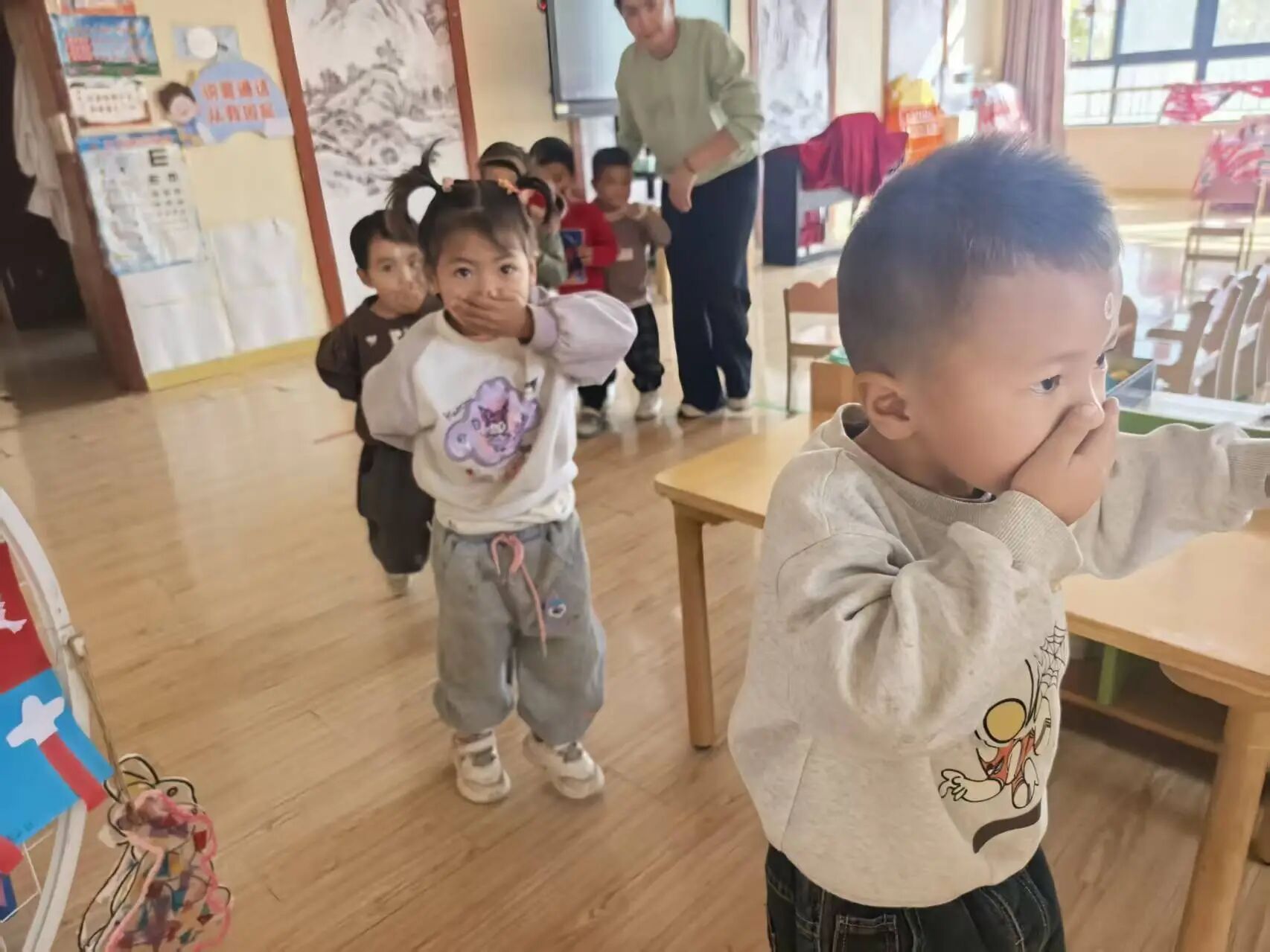 【筑牢安全防线】托喀依乡幼儿园开展第36个国际减灾日主题活动