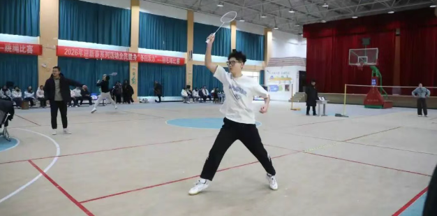 十二团迎新春“全民健身”系列赛：跳绳、羽毛球比赛火热开赛