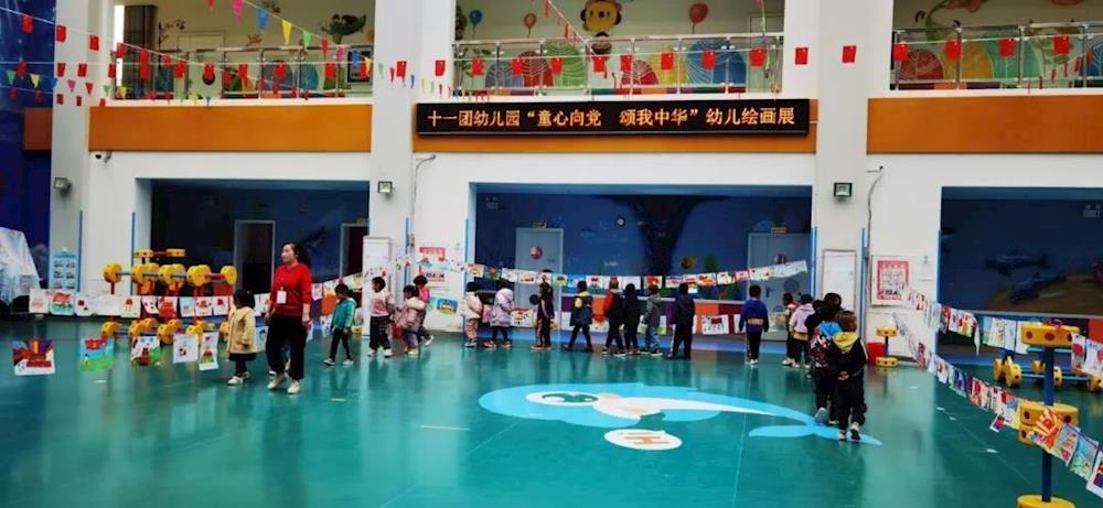 童心向党 颂我中华——十一团开展“喜迎党成立100周年”主题绘画活动