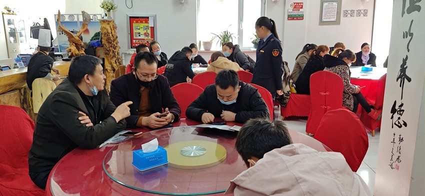 十团开展冷链食品追溯系统培训