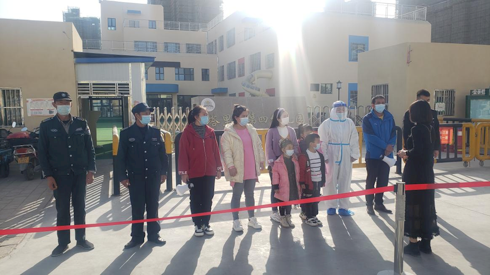 科学防控 精准演练——安居社区联合幼儿园开展疫情防控应急演练