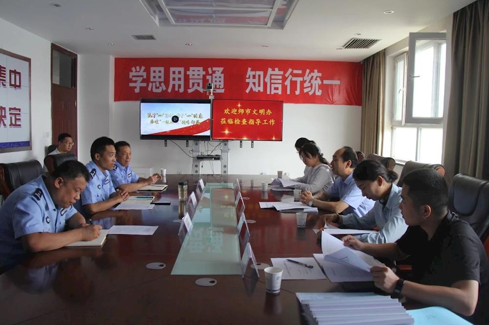 【文明创建】师市文明办第四检查组在六团检查文明单位创建工作