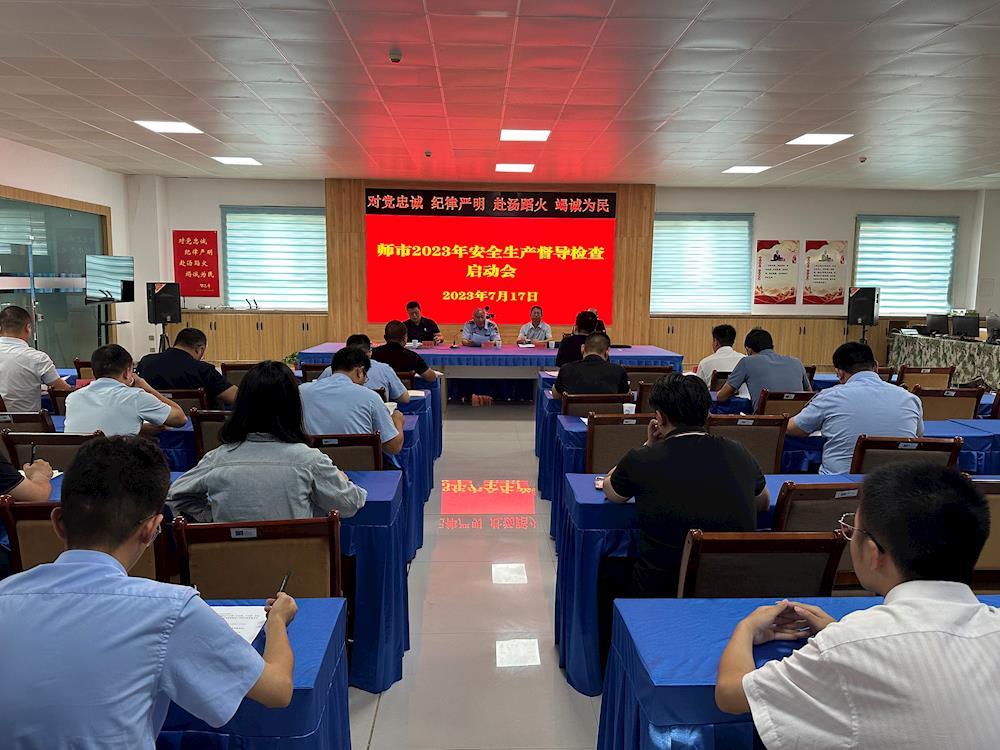 师市安委会启动安全生产督导检查